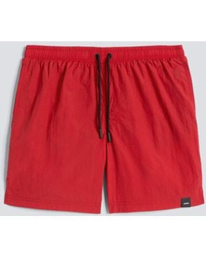 Aspesi Nylon-Knitterbadeanzug - Rot