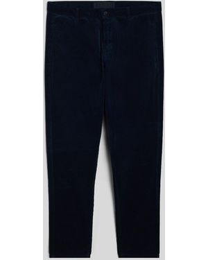 Aspesi Chinohose Aus Cordsamt - Blau