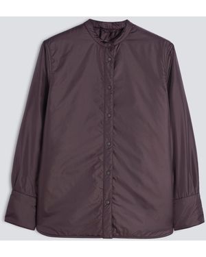 Aspesi Hemdjacke Glue Aus Nylon Mit Thermore-Wattierung - Lila