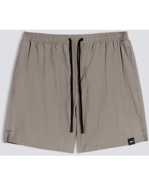 Aspesi Nylon-Knitterbadeanzug - Grau