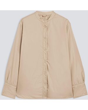 Aspesi Hemdjacke -Glue- Aus Nylon, Wattiert Mit Thermore-Wattierung - Natur