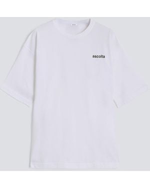 Aspesi Jersey-T-Shirt Mit Rundhalsausschnitt - Weiß
