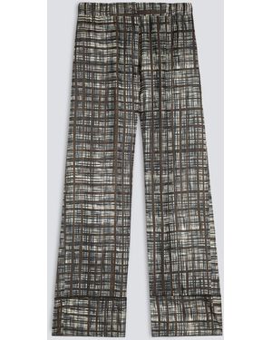 Aspesi Hose Mit Grafik-Print - Grau