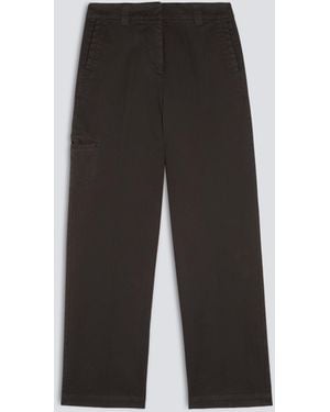 Aspesi Hose Aus Baumwoll-Gabardine - Braun