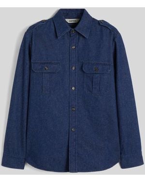 Aspesi Jeanshemd Tracy - Blau