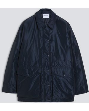 Aspesi Jacke Aus Polyester-Taft, Wattiert Mit Wattierung - Blau