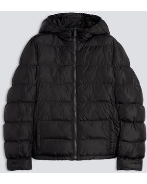 Aspesi Gestepptes Blouson Aus Nylon, Wattiert Mit Wattierung - Schwarz