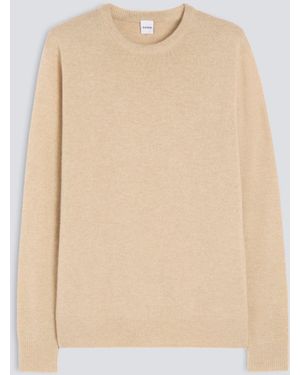 Aspesi Rundhals-Strickpullover Aus Woll- Yak- Und Kaschmirmischung - Natur