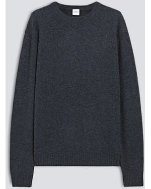 Aspesi Rundhals-Strickpullover Aus Kaschmir - Blau