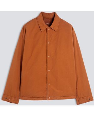 Aspesi Hemd Aus Einer Wasserabweisenden Nylonmischung - Orange