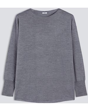 Aspesi Pullover Mit Bootsausschnitt - Grau