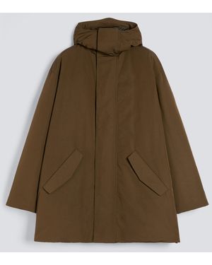 Aspesi Parka Baranov Aus Canvas Aus Einem Baumwollmischgewebe - Braun