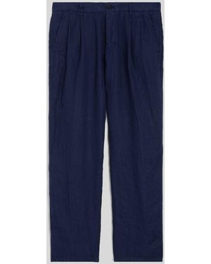 Aspesi Hose Aus Hanf-Gabardine - Blau