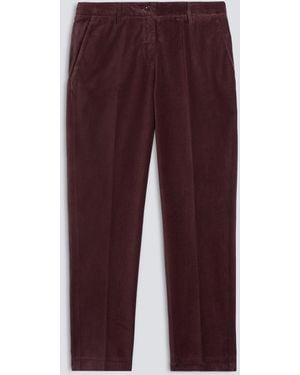 Aspesi Hose Aus Glattem Samt - Lila