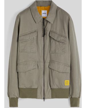 Aspesi Jacke Elicottero Aus Baumwoll-Gabardine - Mehrfarbig