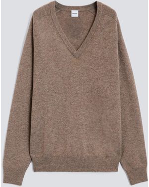 Aspesi Pullover Mit V-Ausschnitt - Braun