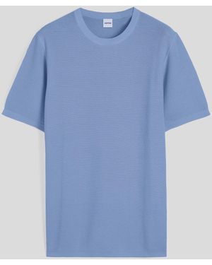Aspesi Strick-T-Shirt Aus Baumwolle - Blau