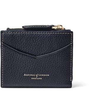 Aspinal of London Hudson Multi-Use Pocket Wallet - Blue