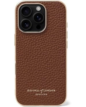 Aspinal of London Iphone 16 Pro Case - Brown