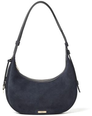 Aspinal of London Hudson Small Crescent - Blue