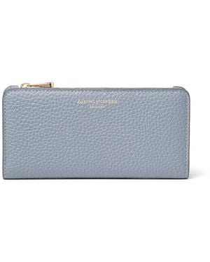 Aspinal of London Mayfair Large Credit Card Wallet - Grey