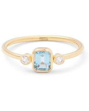 Aspinal of London Gemstone Ring - Metallic