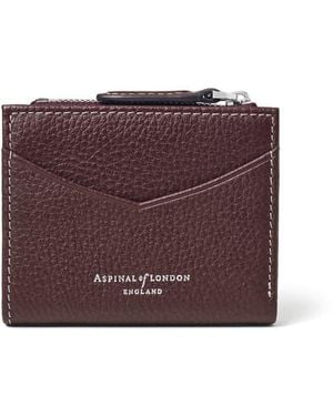 Aspinal of London Hudson Multi-Use Pocket Wallet - Purple