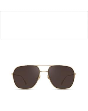 Aspinal of London Maranello Aviator Sunglasses - Brown