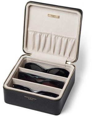 Aspinal of London Travel Sunglasses Case - Black