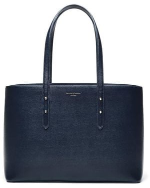 Aspinal of London Regent Tote - Blue