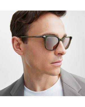 Aspinal of London Triton Sunglasses - Green