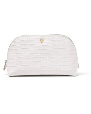 Aspinal of London Classic Makeup Case - White