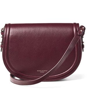 Aspinal of London Stella Satchel Crossbody - Purple