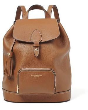 Aspinal of London Hudson Small Backpack - Brown