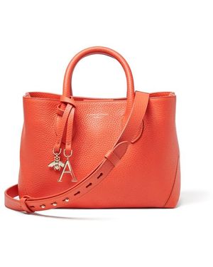 Aspinal of London Midi London Tote Bag - Red