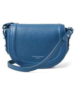 Aspinal of London Small Stella Satchel Crossbody - Blue