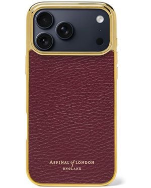 Aspinal of London Iphone 18 Pro Max Case - Purple