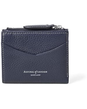 Aspinal of London Hudson Multi-Use Pocket Wallet - Blue