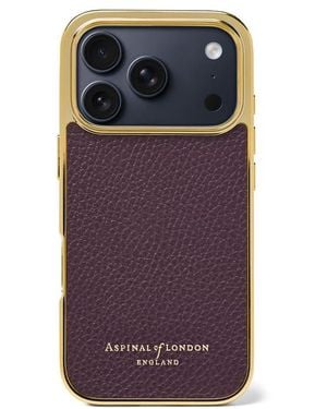 Aspinal of London Iphone 17 Pro Case - Purple