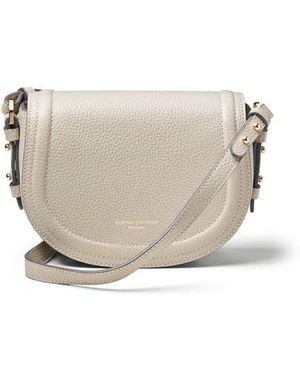 Aspinal of London Small Stella Satchel Crossbody Bag - Grey
