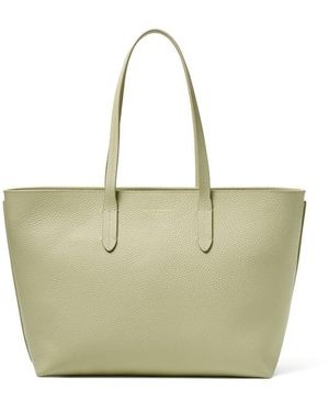 Aspinal of London Zipped East West Tote - Green