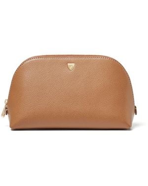 Aspinal of London Classic Makeup Case - Brown