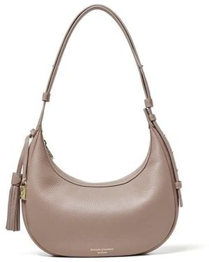 Aspinal of London Soho Small Crescent - Gray