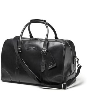 Aspinal of London Harrison Large Weekender Travel Bag - Black