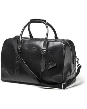 Aspinal of London Harrison Large Weekender Travel Bag - Black
