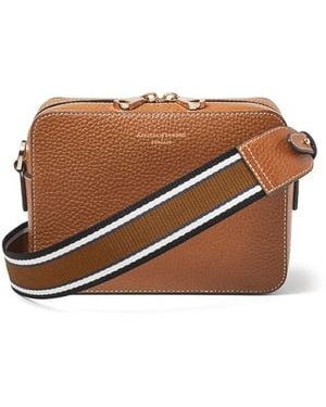 Aspinal of London Camera Crossbody Bag With Interchangeable Straps - Brown