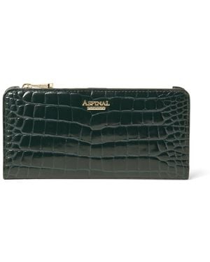 Aspinal of London Mayfair Large Credit Card Wallet - Green