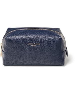 Aspinal of London Makeup Bag - Blue