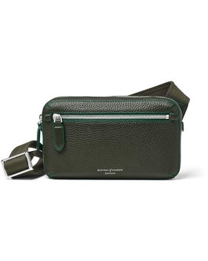 Aspinal of London Reporter Compact Crossbody Bag - Green