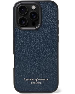 Aspinal of London Iphone 16 Pro Case - Blue